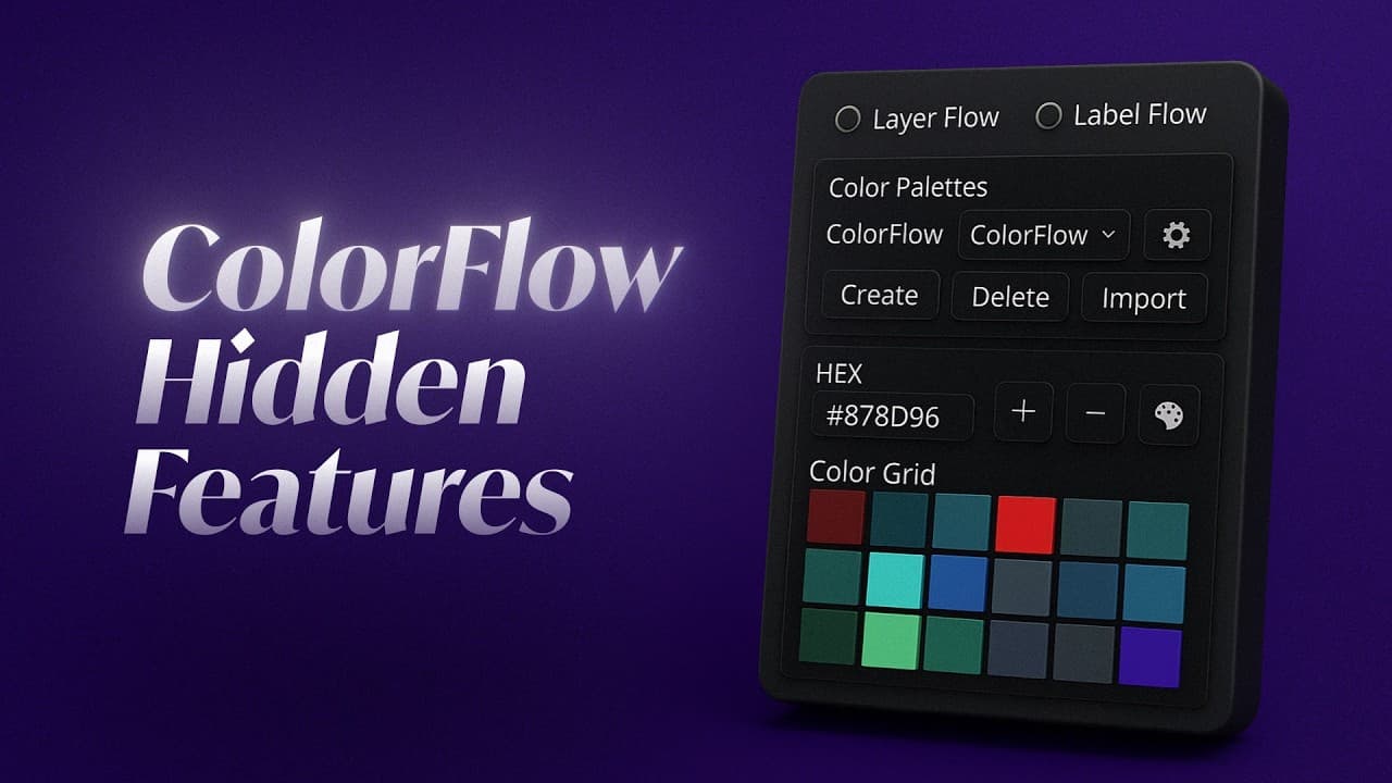 Film still from ColorFlow for After Effects Secrets You’re Not Using, selected work by Théo Miranda